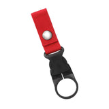 Maxbell Bottle Hanging Buckle Clip Water Bottle Ring Holder Keychain Belt for Hiking Red