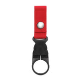 Maxbell Bottle Hanging Buckle Clip Water Bottle Ring Holder Keychain Belt for Hiking Red
