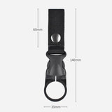 Maxbell Bottle Hanging Buckle Clip Water Bottle Ring Holder Keychain Belt for Hiking Black
