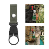 Maxbell Bottle Hanging Buckle Clip Water Bottle Ring Holder Keychain Belt for Hiking Green