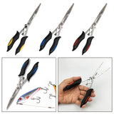 Maxbell Fishing Pliers Saltwater Resistant Fittings Multifunctional Fly Fishing Gear Yellow