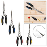 Maxbell Fishing Pliers Saltwater Resistant Fittings Multifunctional Fly Fishing Gear Yellow