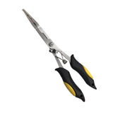 Maxbell Fishing Pliers Saltwater Resistant Fittings Multifunctional Fly Fishing Gear Yellow