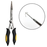 Maxbell Fishing Pliers Saltwater Resistant Fittings Multifunctional Fly Fishing Gear Yellow