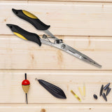 Maxbell Fishing Pliers Saltwater Resistant Fittings Multifunctional Fly Fishing Gear Yellow