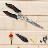 Maxbell Fishing Pliers Saltwater Resistant Fittings Multifunctional Fly Fishing Gear Red