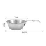 Maxbell 300ml Camping Bowl Outdoor Folding Handle Dinnerware for Picnic Travel Beach