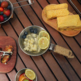 Maxbell 300ml Camping Bowl Outdoor Folding Handle Dinnerware for Picnic Travel Beach