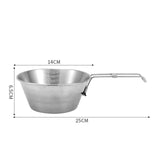 Maxbell 550ml Camping Bowl Folding Handle Picnic Bowl for Backpacking Kitchen Hiking