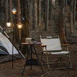 Maxbell Camping Lantern Stand Folding Lightweight Aluminum Light Holder Stick Hanger