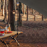 Maxbell Camping Lantern Stand Folding Lightweight Aluminum Light Holder Stick Hanger