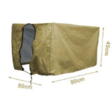 Maxbell Wagon Cart Cover Dustproof for Camping Cart Folding Trolley Cart Picnic Cart Aureate