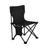 Maxbell Portable Camping Chair Folding Chair for Outside for Backpacking Lawn Hiking Black Extra Large
