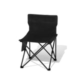 Maxbell Portable Camping Chair Folding Chair for Outside for Backpacking Lawn Hiking Black Large