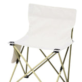 Maxbell Portable Camping Chair Folding Chair for Outside for Backpacking Lawn Hiking Beige Extra Large