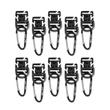 Maxbell 10Pcs Tent Clips Hook Heavy Duty Clamp Windproof Accessory Camping Equipment