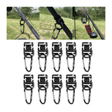 Maxbell 10Pcs Tent Clips Hook Heavy Duty Clamp Windproof Accessory Camping Equipment