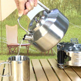 Maxbell Camping Pot Suitable Lightweight Outdoor Kettle for Camping Picnic Traveling