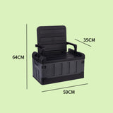 Maxbell Car Trunk Organizer Portable Car Boot Storage Organiser for Cars SUV Cooking Black