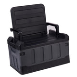 Maxbell Car Trunk Organizer Portable Car Boot Storage Organiser for Cars SUV Cooking Black