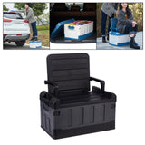 Maxbell Car Trunk Organizer Portable Car Boot Storage Organiser for Cars SUV Cooking Black