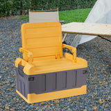 Maxbell Car Trunk Organizer Portable Car Boot Storage Organiser for Cars SUV Cooking Yellow Grey