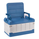 Maxbell Car Trunk Organizer Portable Car Boot Storage Organiser for Cars SUV Cooking Blue White