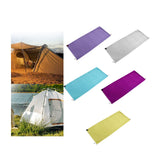 Maxbell Sleeping Bag Liner Sleep Sheet Camping Blanket Multipurpose Full Sized Zipper Light Purple