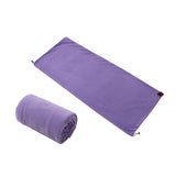 Maxbell Sleeping Bag Liner Sleep Sheet Camping Blanket Multipurpose Full Sized Zipper Light Purple