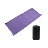 Maxbell Sleeping Bag Liner Sleep Sheet Camping Blanket Multipurpose Full Sized Zipper Light Purple
