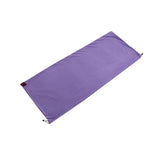 Maxbell Sleeping Bag Liner Sleep Sheet Camping Blanket Multipurpose Full Sized Zipper Light Purple