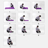 Maxbell Sleeping Bag Liner Sleep Sheet Camping Blanket Multipurpose Full Sized Zipper Light Purple