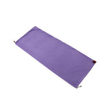 Maxbell Sleeping Bag Liner Sleep Sheet Camping Blanket Multipurpose Full Sized Zipper Light Purple