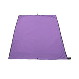 Maxbell Sleeping Bag Liner Sleep Sheet Camping Blanket Multipurpose Full Sized Zipper Light Purple