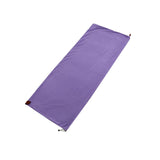 Maxbell Sleeping Bag Liner Sleep Sheet Camping Blanket Multipurpose Full Sized Zipper Light Purple