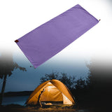 Maxbell Sleeping Bag Liner Sleep Sheet Camping Blanket Multipurpose Full Sized Zipper Light Purple