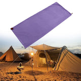 Maxbell Sleeping Bag Liner Sleep Sheet Camping Blanket Multipurpose Full Sized Zipper Light Purple