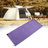Maxbell Sleeping Bag Liner Sleep Sheet Camping Blanket Multipurpose Full Sized Zipper Light Purple
