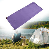 Maxbell Sleeping Bag Liner Sleep Sheet Camping Blanket Multipurpose Full Sized Zipper Light Purple