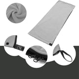 Maxbell Sleeping Bag Liner Sleep Sheet Camping Blanket Multipurpose Full Sized Zipper Light Gray