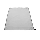 Maxbell Sleeping Bag Liner Sleep Sheet Camping Blanket Multipurpose Full Sized Zipper Light Gray