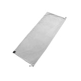 Maxbell Sleeping Bag Liner Sleep Sheet Camping Blanket Multipurpose Full Sized Zipper Light Gray