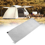 Maxbell Sleeping Bag Liner Sleep Sheet Camping Blanket Multipurpose Full Sized Zipper Light Gray