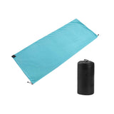 Maxbell Sleeping Bag Liner Sleep Sheet Camping Blanket Multipurpose Full Sized Zipper Blue