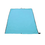 Maxbell Sleeping Bag Liner Sleep Sheet Camping Blanket Multipurpose Full Sized Zipper Blue