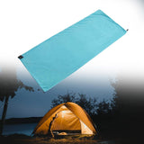 Maxbell Sleeping Bag Liner Sleep Sheet Camping Blanket Multipurpose Full Sized Zipper Blue