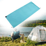 Maxbell Sleeping Bag Liner Sleep Sheet Camping Blanket Multipurpose Full Sized Zipper Blue