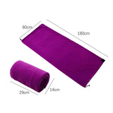 Maxbell Sleeping Bag Liner Sleep Sheet Camping Blanket Multipurpose Full Sized Zipper Purple