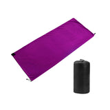 Maxbell Sleeping Bag Liner Sleep Sheet Camping Blanket Multipurpose Full Sized Zipper Purple