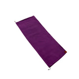Maxbell Sleeping Bag Liner Sleep Sheet Camping Blanket Multipurpose Full Sized Zipper Purple